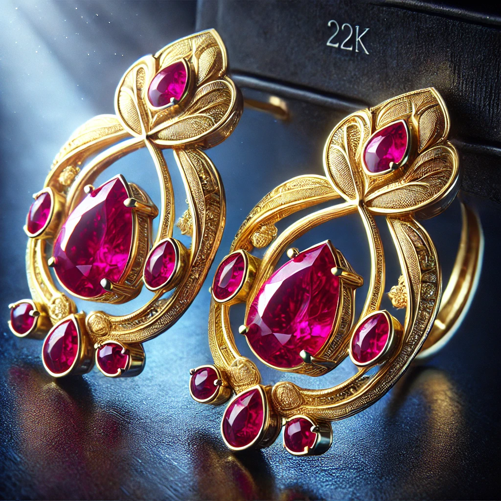 Ruby Earrings