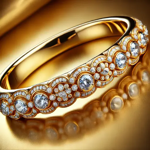 Gold and Diamond Bracelet